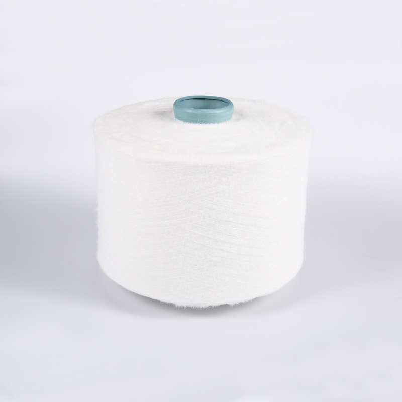 Hilo peludo de poliéster/nylon de 1,3 cm para tejer