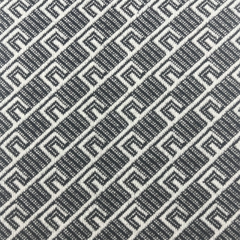 Telas jacquard en relieve con letras de sarga de nailon y poliéster 12875B