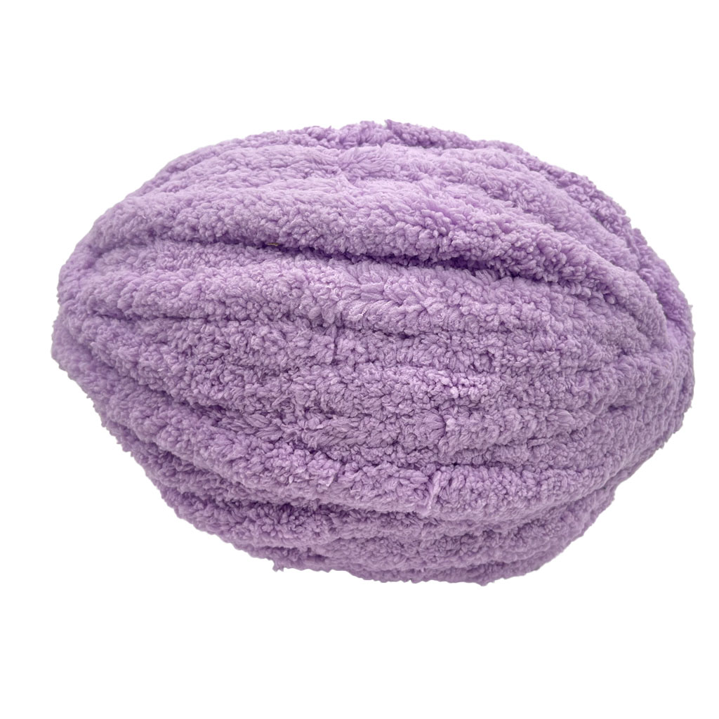 Hilo de rayas de hielo grueso y grueso de 100 poliéster para mantas