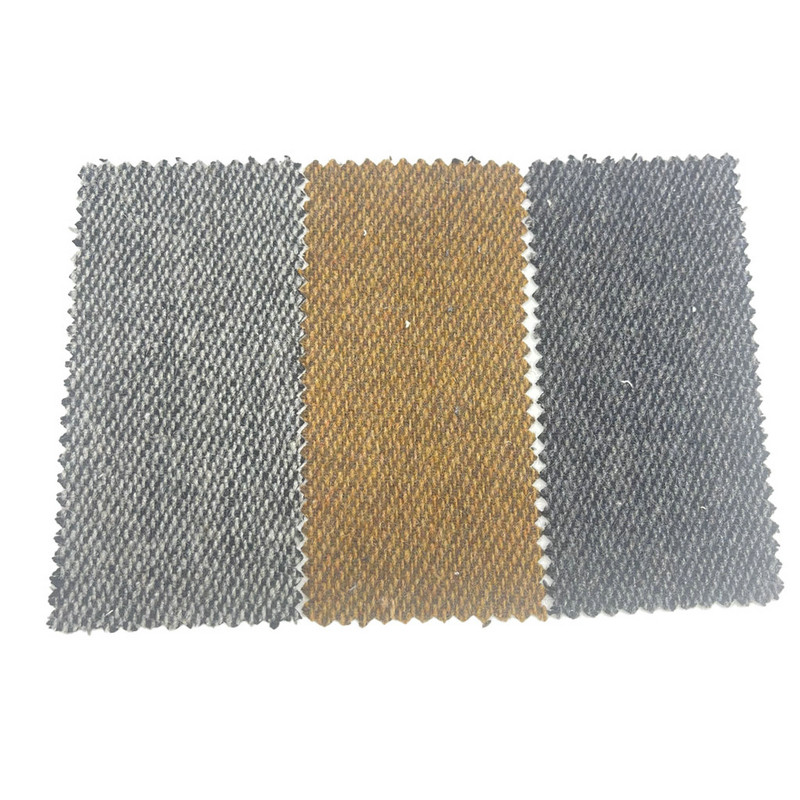50 telas de tweed tejidas jacquard de sarga de lana para asientos de coche 4106